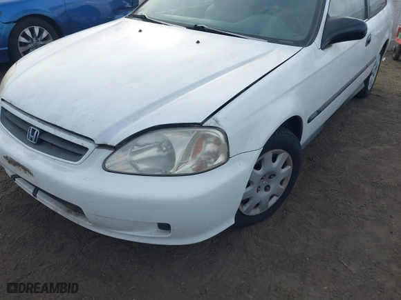1999 Honda Civic DX with VIN 1HGEJ6220XL050962, listed as a IAAI auction lot 41188298 with 181,595 mi miles. Bid and sale history available at carsss.com. Image 6.