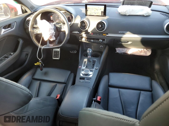 2017 Audi S3 Premium Plus with VIN WAUB1GFF4H1038344, listed as a Copart auction lot 77985693 with 32,861 mi miles. Bid and sale history available at carsss.com. Image 8.