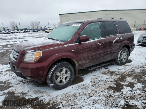 2007 Honda Pilot EX with VIN 2HKYF18407H001466, listed as a Copart auction lot 49218785 with 263,341 mi miles and Salvage Title. Bid and sale history available at DreamBid. Image 1.