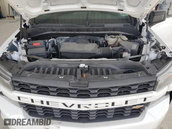 2021 Chevrolet Silverado 1500 Custom with VIN 1GCRWBEH6MZ115879, listed as a Copart auction lot 74552314 with Not Provided miles and Salvage Title. Bid and sale history available at DreamBid. Image 11.