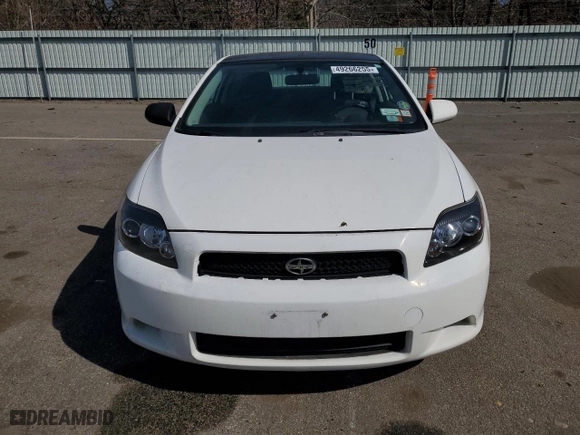 2008 Scion tC Spec with VIN JTKDE167480245708, listed as a Copart auction lot 49266255 with 123,475 mi miles and Clean Title. Bid and sale history available at carsss.com. Image 5.