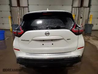 2021 Nissan Murano S with VIN 5N1AZ2AS9MC137024, listed as a Copart auction lot 43761925 with 46,527 mi miles and Salvage Title. Bid and sale history available at carsss.com. Image 6.