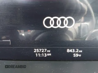 2022 Audi e-tron Premium with VIN WA1AAAGE6NB027461, listed as a IAAI auction lot 41830461 with 25,727 mi miles. Bid and sale history available at carsss.com. Image 16.