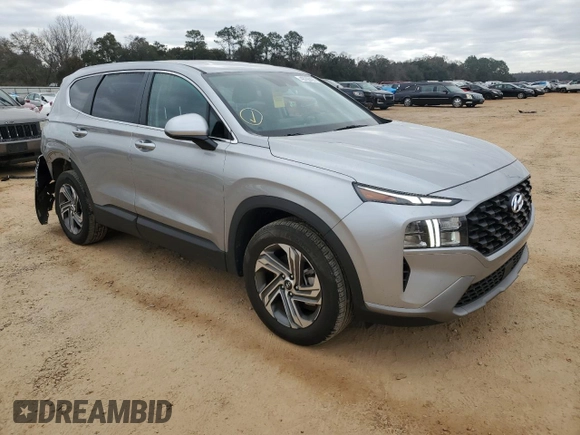 2023 Hyundai Santa Fe SE with VIN 5NMS14AJ1PH619141, listed as a Copart auction lot 43708495 with 27,890 mi miles and Non Repairable. Bid and sale history available at carsss.com. Image 4.