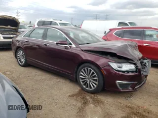 2018 Lincoln MKZ Premiere with VIN 3LN6L5B91JR611212, listed as a Copart auction lot 55393184 with 80,194 mi miles and Salvage Title. Bid and sale history available at DreamBid. Image 4.