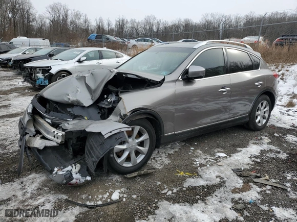2009 Infiniti EX35 Journey with VIN JNKAJ09F49M952013, listed as a Copart auction lot 41631005 with 100,724 mi miles and Salvage Title. Bid and sale history available at carsss.com. Image 1.