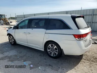 2014 Honda Odyssey Touring with VIN 5FNRL5H98EB059790, listed as a Copart auction lot 50547555 with Not Provided miles and Salvage Title. Bid and sale history available at DreamBid. Image 2.