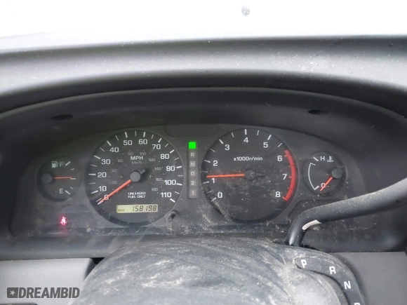 2000 Nissan Frontier 2WD XE with VIN 1N6DD21S5YC399416, listed as a IAAI auction lot 41573002 with 158,198 mi miles. Bid and sale history available at carsss.com. Image 7.