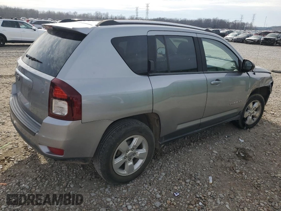 2015 Jeep Compass Sport with VIN 1C4NJCBA9FD104823, listed as a Copart auction lot 43799545 with 101,650 mi miles and Salvage Title. Bid and sale history available at carsss.com. Image 3.