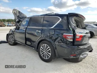 2021 Nissan Armada SV with VIN JN8AY2ACXM9147160, listed as a Copart auction lot 83873234 with Not Provided miles and Non Repairable. Bid and sale history available at carsss.com. Image 2.
