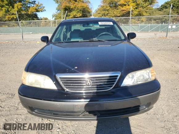1998 Acura RL Special Edition with VIN JH4KA968XWC011617, listed as a Copart auction lot 76328934 with 0 mi miles and Salvage Title. Bid and sale history available at carsss.com. Image 5.