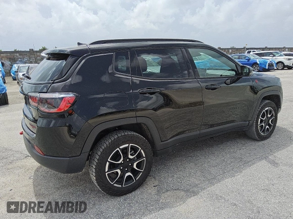 2024 Jeep Compass Trailhawk с VIN 3C4NJDDNXRT137107, выставлен на аукционе Copart как лот 62807515 с пробегом 29 695 миль миль и Чистый • Clean title. История ставок и продаж доступна на DreamBid. Изображение 3.