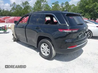 2024 Jeep Grand Cherokee Laredo X with VIN 1C4RJGAGXRC187574, listed as a IAAI auction lot 42234322 with Not provided miles and . Bid and sale history available at DreamBid. Image 3.