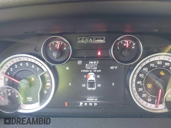2019 Ram 1500 Classic Lone Star with VIN 1C6RR7LT1KS559924, listed as a IAAI auction lot 41360427 with 53,344 mi miles. Bid and sale history available at carsss.com. Image 7.