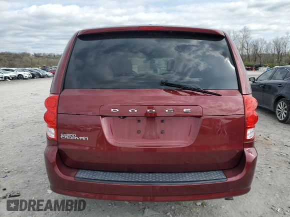 2019 Dodge Grand Caravan SE with VIN 2C4RDGBG5KR624495, listed as a Copart auction lot 51172455 with 42,767 mi miles and Salvage Title. Bid and sale history available at DreamBid. Image 6.