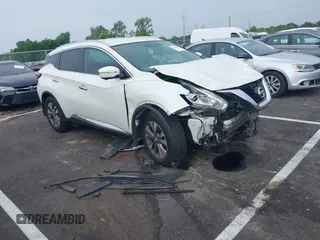 2015 Nissan Murano SL with VIN 5N1AZ2MG1FN259858, listed as a IAAI auction lot 42439942 with 150,418 mi miles and . Bid and sale history available at DreamBid. Image 1.