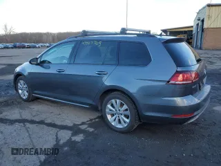2018 Volkswagen Golf SportWagen S with VIN 3VW117AU7JM767674, listed as a Copart auction lot 43947765 with 60,776 mi miles and Salvage Title. Bid and sale history available at carsss.com. Image 2.