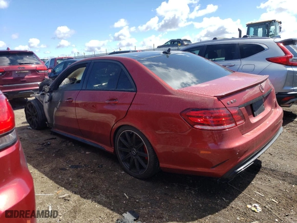 2016 Mercedes-Benz E-Class AMG E 63 S with VIN WDDHF7GB0GB216405, listed as a Copart auction lot 49683714 with 0 mi miles and Salvage Title. Bid and sale history available at carsss.com. Image 2.