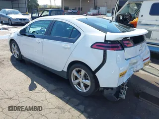 2013 Chevrolet Volt with VIN 1G1RA6E48DU146799, listed as a IAAI auction lot 42137122 with 121,649 mi miles and . Bid and sale history available at carsss.com. Image 3.