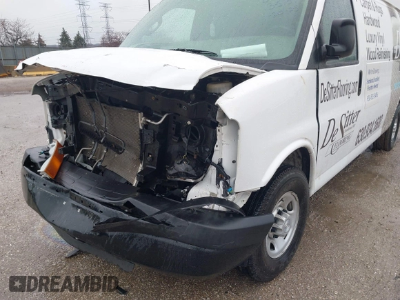 2016 Chevrolet Express Cargo Van with VIN 1GCWGBFF8G1135759, listed as a IAAI auction lot 41452031 with 96,893 mi miles. Bid and sale history available at carsss.com. Image 6.