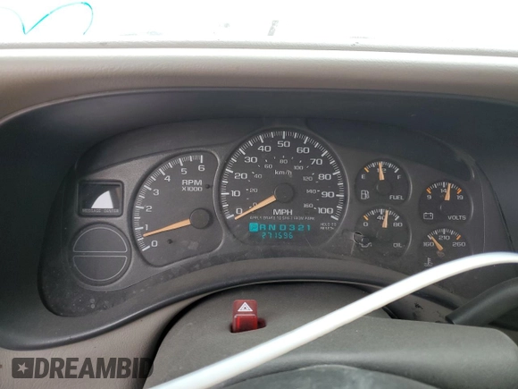 2002 Chevrolet Suburban LT with VIN 1GNFK16Z62J301344, listed as a Copart auction lot 86625244 with 271,596 mi miles and Salvage title. Bid and sale history available at DreamBid. Image 9.