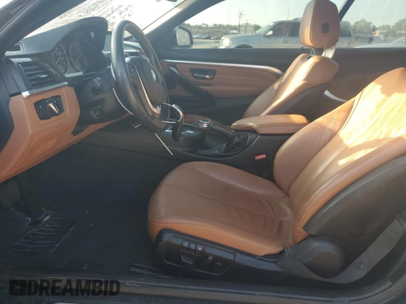 2014 BMW 4 Series 428i with VIN WBA3V7C58EP770621, listed as a Copart auction lot 72021844 with 61,475 mi miles and Salvage Title. Bid and sale history available at DreamBid. Image 7.