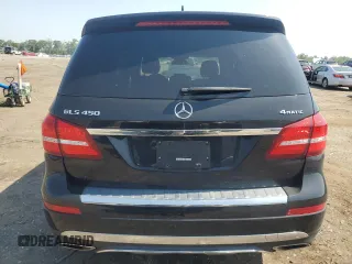 2018 Mercedes-Benz GLS 450 with VIN 4JGDF6EE2JB135716, listed as a Copart auction lot 61149405 with 75,771 mi miles and Salvage title. Bid and sale history available at DreamBid. Image 6.