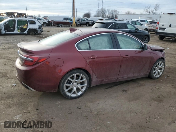 2016 Buick Regal GS with VIN 2G4GU5GXXG9197323, listed as a Copart auction lot 85877964 with 47,115 mi miles and Clean Title. Bid and sale history available at carsss.com. Image 3.