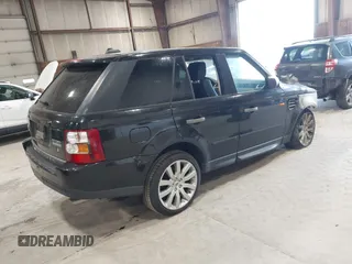 2008 Land Rover Range Rover Sport SC with VIN SALSH23458A121410, listed as a IAAI auction lot 42388011 with 101,101 mi miles and . Bid and sale history available at DreamBid. Image 4.