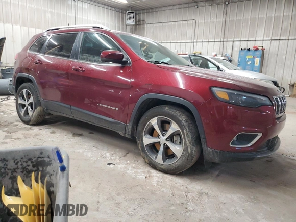 2019 Jeep Cherokee Limited with VIN 1C4PJMDN9KD251085, listed as a Copart auction lot 45800125 with 79,842 mi miles and Salvage Title. Bid and sale history available at carsss.com. Image 4.