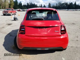 2024 FIAT 500e INSPI(RED) with VIN ZFAFFAA44RX204389, listed as a Copart auction lot 72464234 with 612 mi miles and Salvage Title. Bid and sale history available at carsss.com. Image 6.
