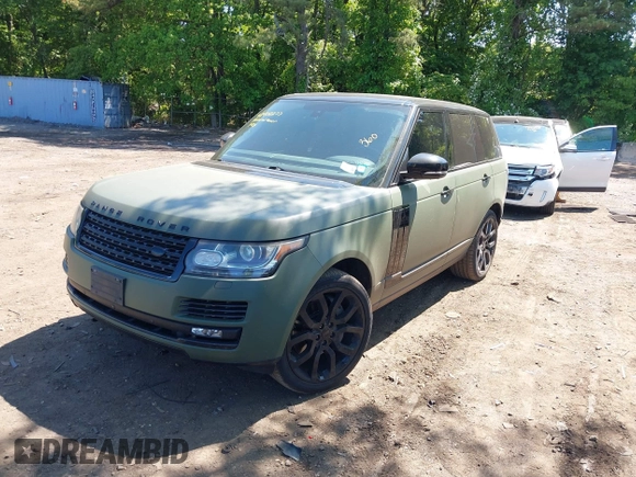 2016 Land Rover Range Rover HSE with VIN SALGS2VF6GA269683, listed as a IAAI auction lot 42402277 with 76,520 mi miles and . Bid and sale history available at DreamBid. Image 2.