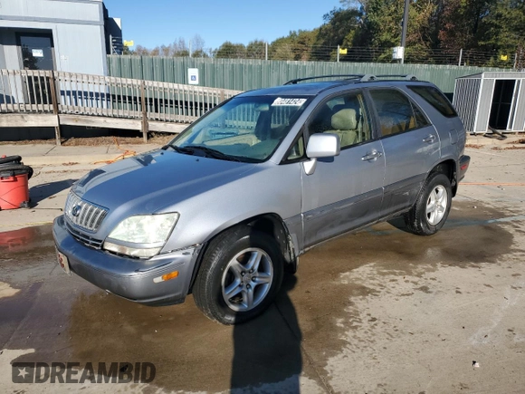 2003 Lexus RX 300 with VIN JTJGF10U330156962, listed as a Copart auction lot 80481424 with 214,509 mi miles and Clean Title. Bid and sale history available at carsss.com. Image 1.