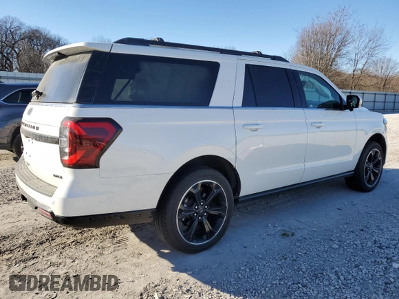 2024 Ford Expedition Max Limited with VIN 1FMJK2A84REA70689, listed as a Copart auction lot 89106825 with 9,232 mi miles and Salvage title. Bid and sale history available at DreamBid. Image 3.