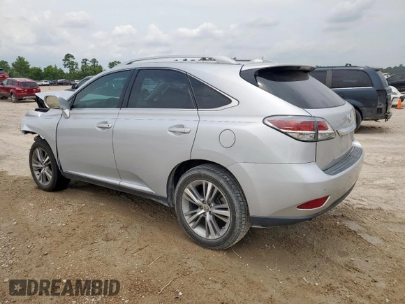 2015 Lexus RX 350 with VIN 2T2ZK1BA1FC165398, listed as a Copart auction lot 59150105 with 129,911 mi miles and Salvage title. Bid and sale history available at DreamBid. Image 2.