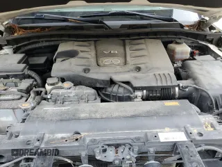 2012 Infiniti QX56 7-passenger with VIN JN8AZ2NE5C9017245, listed as a Copart auction lot 79654654 with 153,294 mi miles and Salvage Title. Bid and sale history available at carsss.com. Image 14.