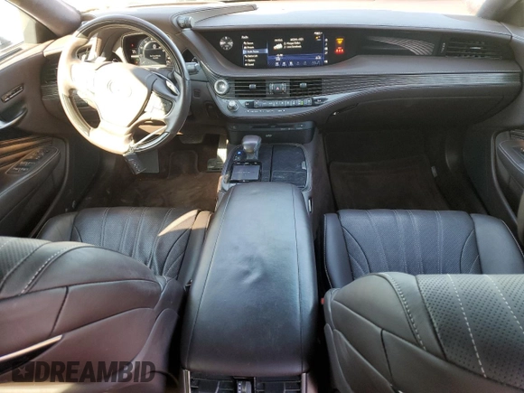 2018 Lexus LS 500 z VIN JTHB5LFF6J5006184, wystawiony jako Copart lot #46463555 z przebiegiem 34 506 mil mil oraz Szkoda całkowita • Salvage title. Historia ofert i sprzedaży dostępna na DreamBid. Obrazek 8.
