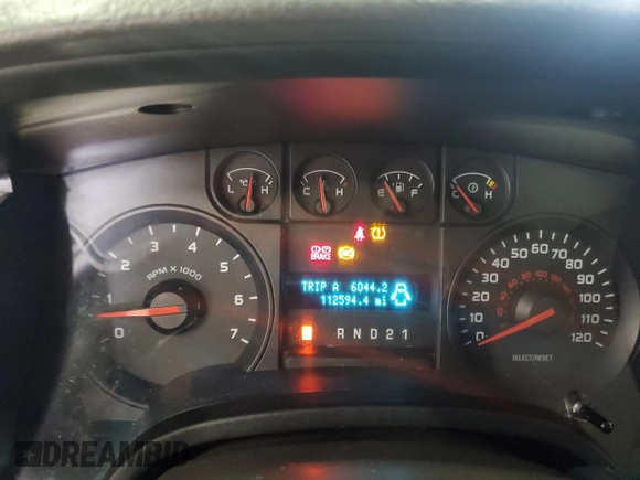 2010 Ford F-150 XL with VIN 1FTMF1EW2AKB71454, listed as a Copart auction lot 54604395 with 112,594 mi miles and Clean Title. Bid and sale history available at DreamBid. Image 9.
