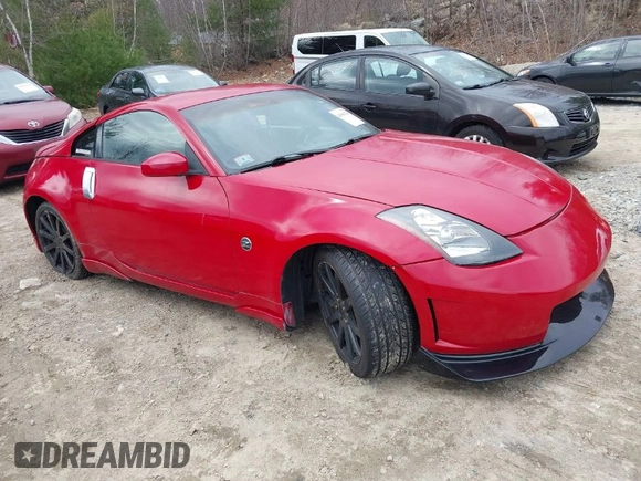 2003 Nissan 350Z Enthusiast with VIN JN1AZ34DX3T101190, listed as a IAAI auction lot 41966228 with 110,724 mi miles. Bid and sale history available at carsss.com. Image 1.
