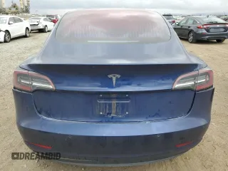 2018 Tesla Model 3 Long Range Battery with VIN 5YJ3E1EA3JF024835, listed as a Copart auction lot 53510345 with 197,560 mi miles and Salvage Title. Bid and sale history available at DreamBid. Image 6.