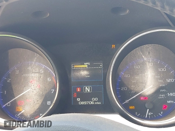 2016 Subaru Legacy Premium с VIN 4S3BNAC6XG3015548, выставлен на аукционе IAAI как лот 42500724 с пробегом 89 706 миль миль и . История ставок и продаж доступна на DreamBid. Изображение 7.