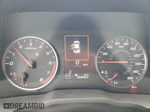 2022 Subaru WRX Premium z VIN JF1VBAF65N9013756, wystawiony jako Copart lot #57684015 z przebiegiem 33 464 mil mil oraz Szkoda całkowita • Salvage title. Historia ofert i sprzedaży dostępna na DreamBid. Obrazek 9.