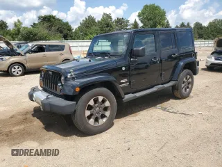 2012 Jeep Wrangler Unlimited Sahara with VIN 1C4HJWEG6CL141988, listed as a Copart auction lot 61631115 with 140,401 mi miles and Salvage title. Bid and sale history available at DreamBid. Image 1.