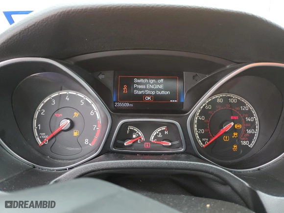 2015 Ford Focus ST with VIN 1FADP3L94FL240464, listed as a Copart auction lot 50611475 with 235,509 mi miles and Salvage Title. Bid and sale history available at carsss.com. Image 9.