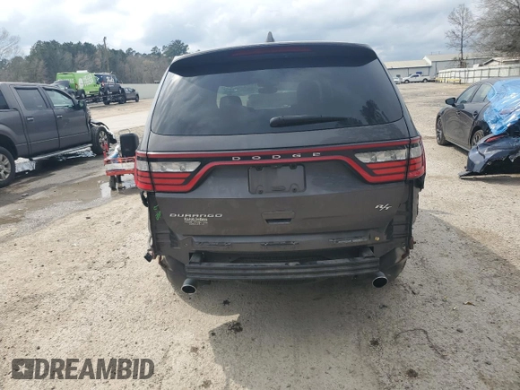 2021 Dodge Durango R/T with VIN 1C4SDHCT5MC693816, listed as a Copart auction lot 47185905 with 78,064 mi miles and Salvage Title. Bid and sale history available at DreamBid. Image 6.