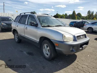 2001 Hyundai Santa Fe GLS with VIN KM8SC83D71U011483, listed as a Copart auction lot 72519174 with 138,901 mi miles and Salvage Title. Bid and sale history available at carsss.com. Image 4.