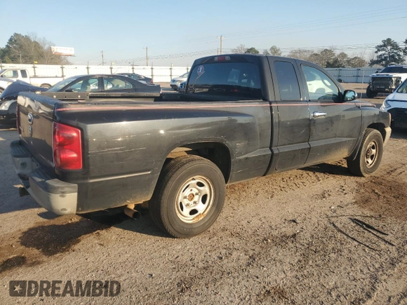 2006 Dodge Dakota ST with VIN 1D7HE22K36S702590, listed as a Copart auction lot 46365955 with 237,988 mi miles and Salvage Title. Bid and sale history available at DreamBid. Image 3.