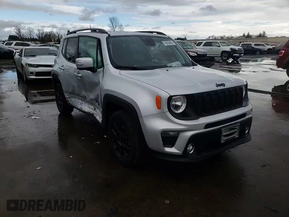 2020 Jeep Renegade Altitude with VIN ZACNJAB12LPK99579, listed as a Copart auction lot 43833865 with 25,059 mi miles and Salvage title. Bid and sale history available at DreamBid. Image 11.