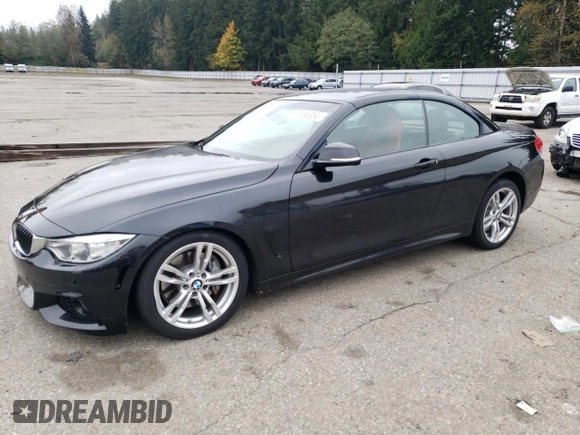 2014 BMW 4 Series 435i z VIN WBA3T3C51EP737796, wystawiony jako Copart lot #77695954 z przebiegiem 73 036 mil mil oraz Szkoda całkowita • Salvage title. Historia ofert i sprzedaży dostępna na DreamBid. Obrazek 1.