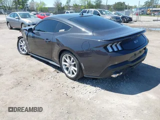 2024 Ford Mustang GT with VIN 1FA6P8CF7R5416671, listed as a IAAI auction lot 41961232 with 8,805 mi miles. Bid and sale history available at carsss.com. Image 3.
